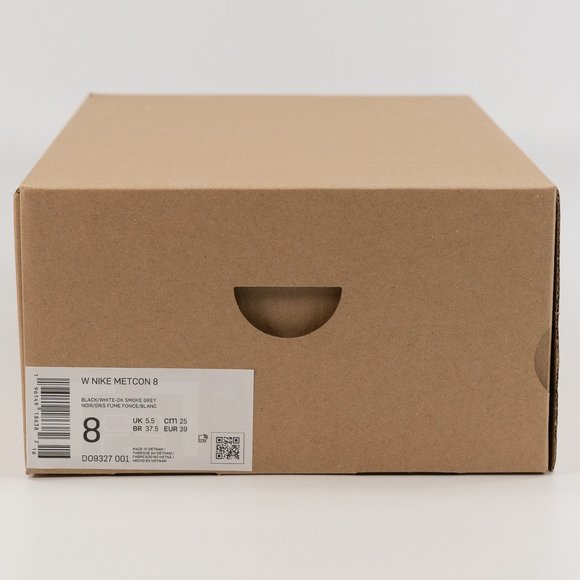 Nike Women's Metcon 8 'Black Dark Smoke Grey' DO9327-001 Gym Training Crossfit - Picture 13 of 16